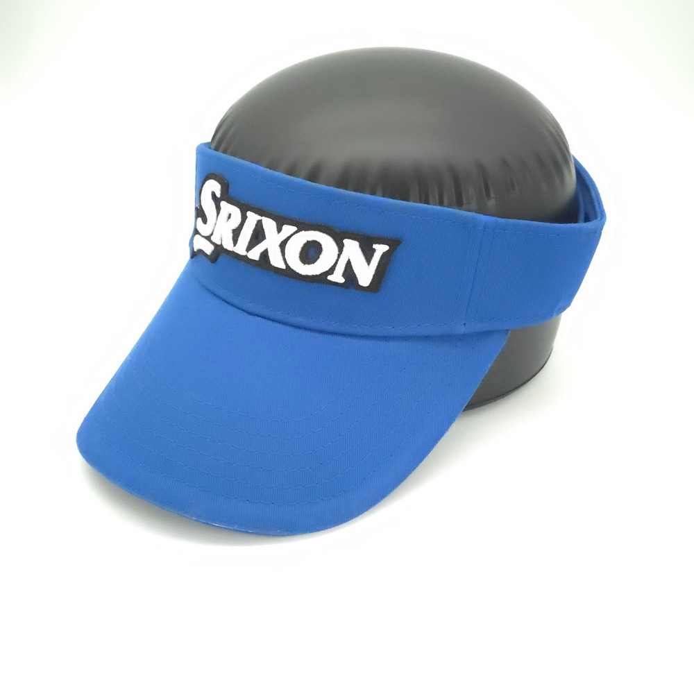 Srixon Golf Visor Mens Strap Back Blue Adjustable Performance Pickleball Tennis